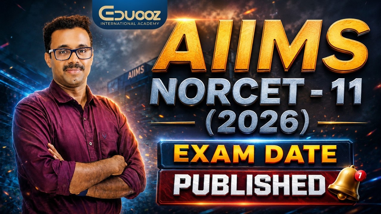 AIIMS NORCET-11 | Exam Date Officially Published! | Don't Miss This Update