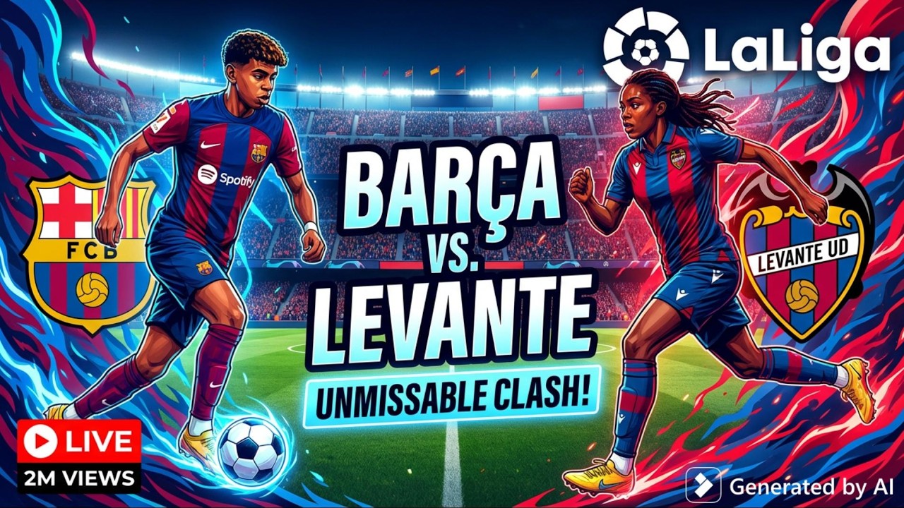 Barcelona vs Levante LaLiga Clash!