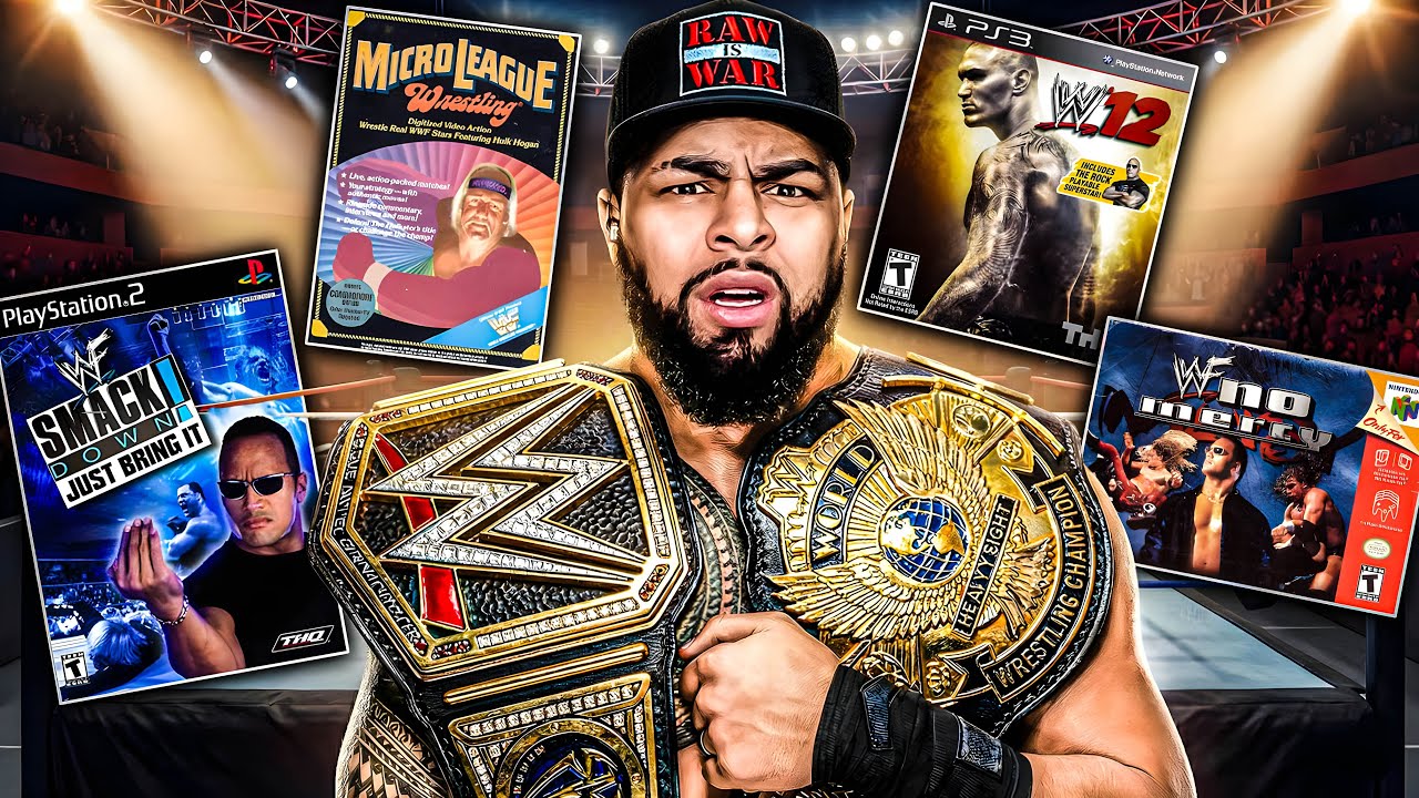 I Played WWE/WWF Games From Every ERA In ONE Video