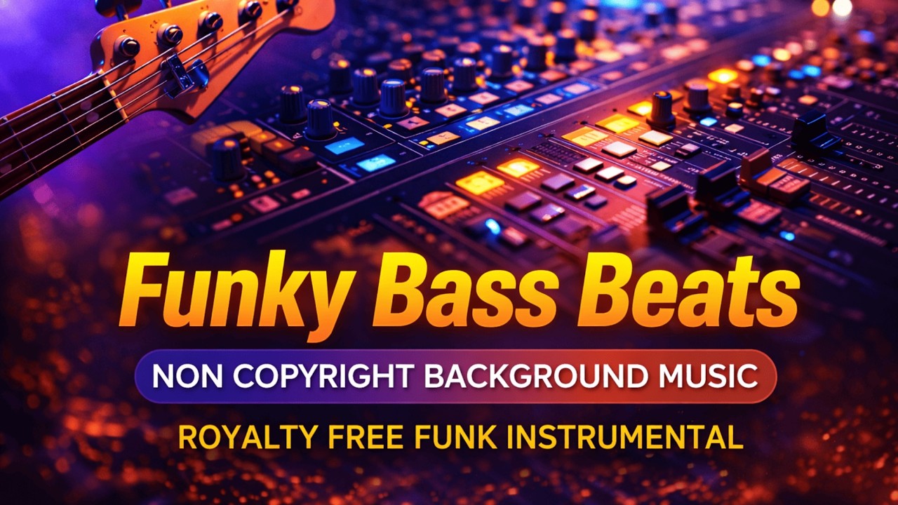 Funky Bass Beats – Non Copyright Background Music 🎧 Royalty Free Funk Instrumental