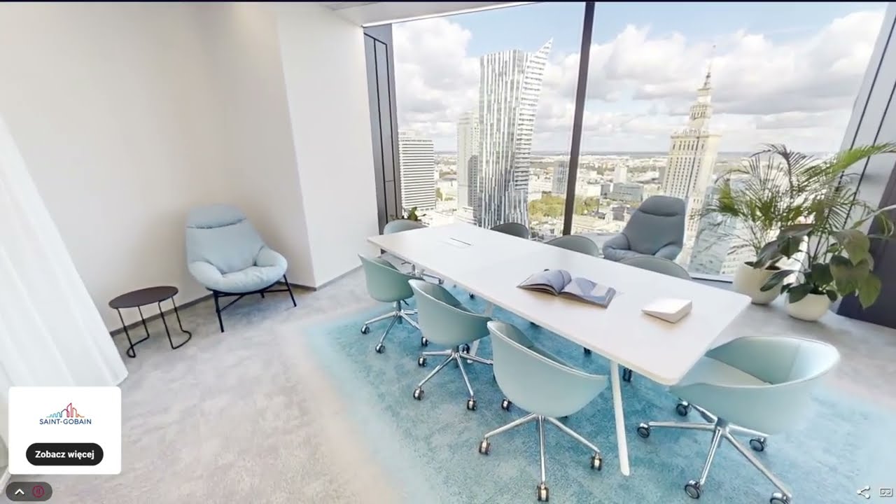 Wirtualny spacer - Biuro Saint-Gobain w Varso Tower