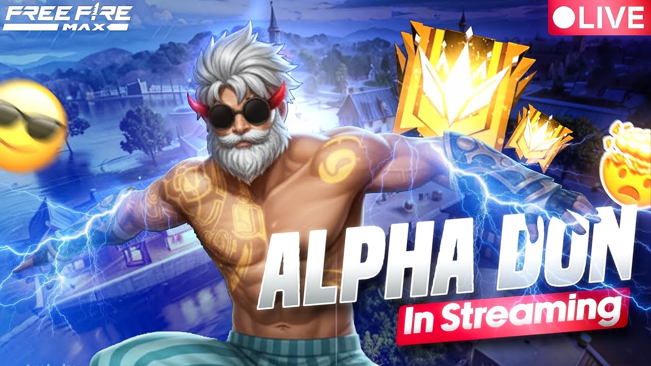 Serious Grand Master Region Push with AlphaDon - AlphaDon is Live - Telugu Gaming Live #freefire #ff