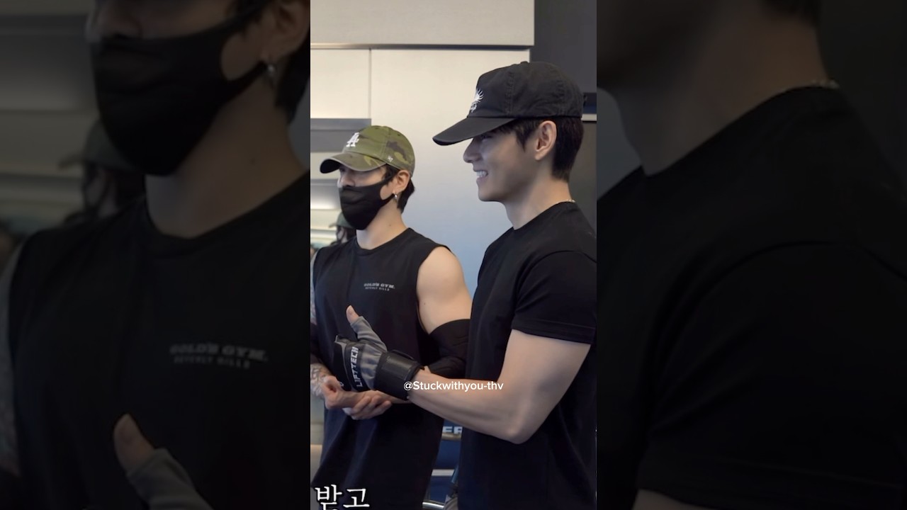 Taehyung and jungkook appears in taehyung&rsquo;s Gym trainer vlog🔥#taehyung #v #jungkook #bts