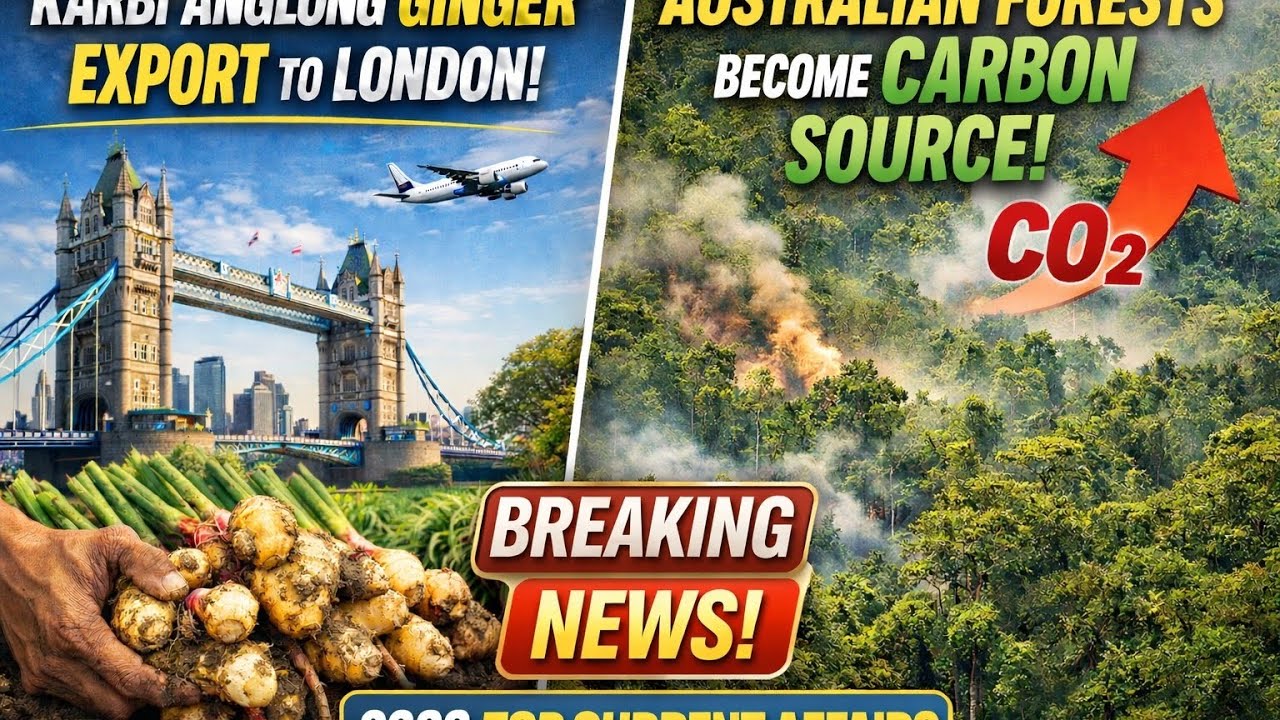 Must Know Current Affairs 2026 | Ginger Export to London + Carbon Source Forest