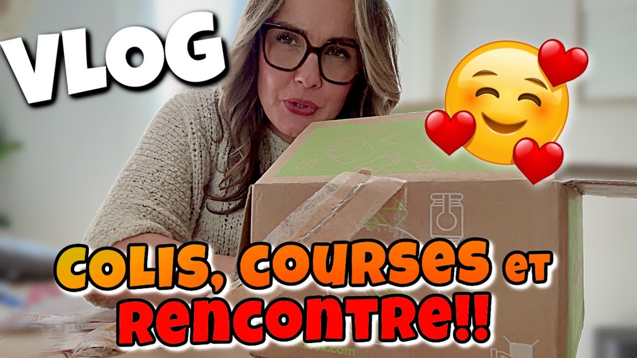 Je ne m&rsquo;attendais pas &agrave; &ccedil;a au drive 😳 + Ouverture de colis & retour de courses 🛒🍲