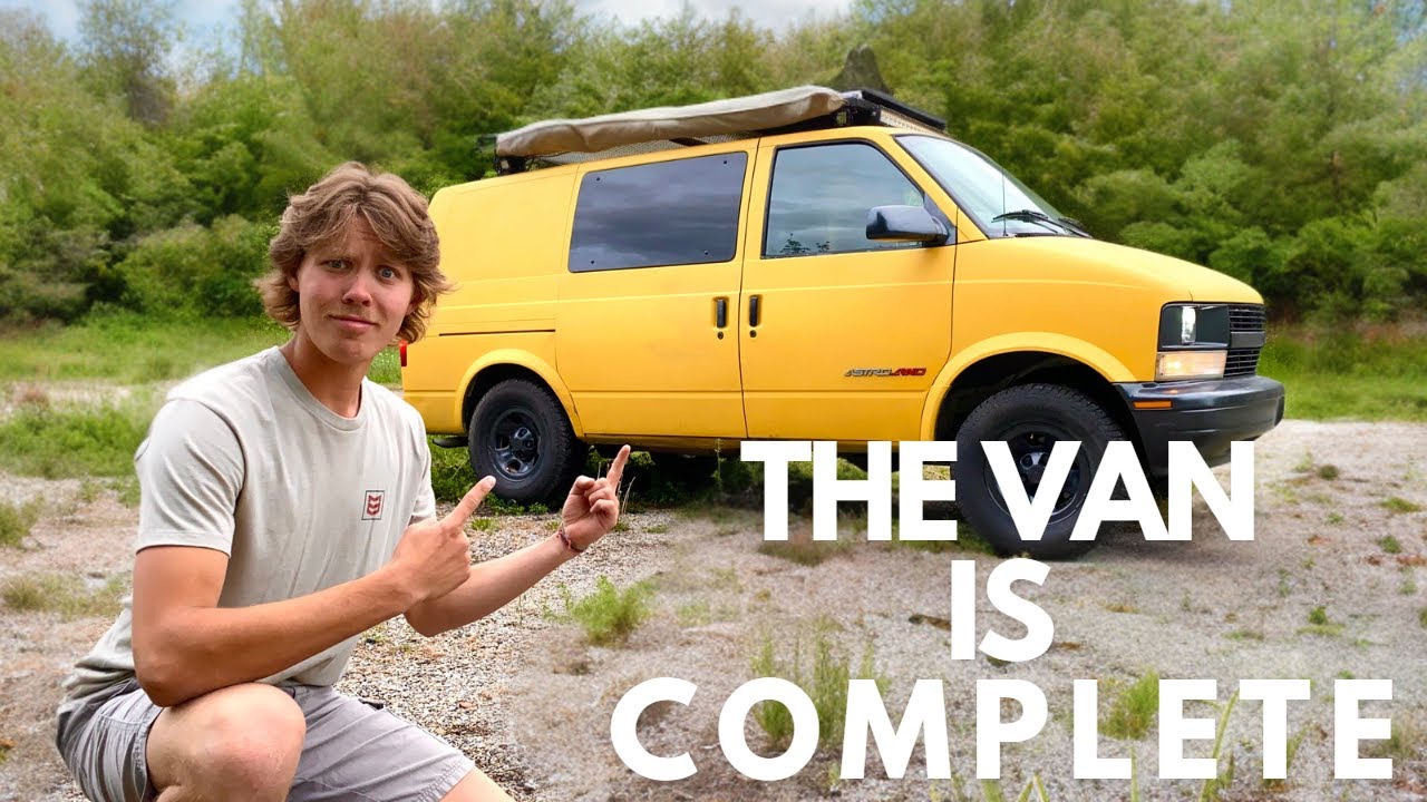 The Van is COMPLETE - FULL VAN TOUR