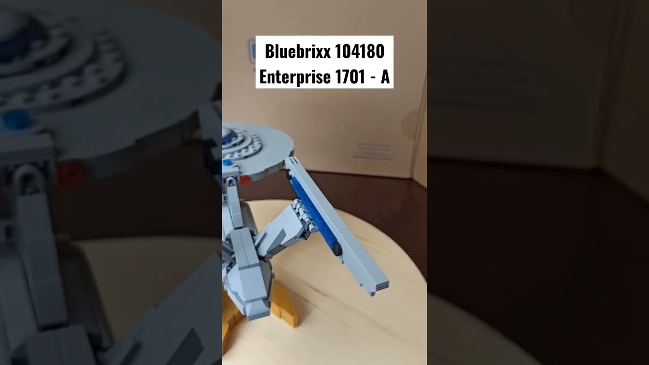 Bau mal mit, Scotty! Bluebrixx 104180 - Enterprise 1701 - A #klemmbausteine #lego #noppensteine