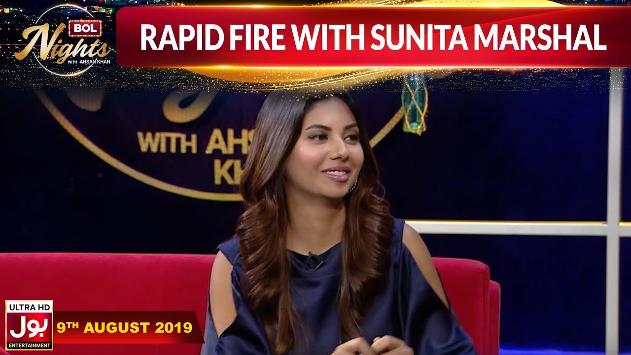 Rapid Fire With Sunita Marshal  | BOL Nights With Ahsan Khan | 9th August 2019