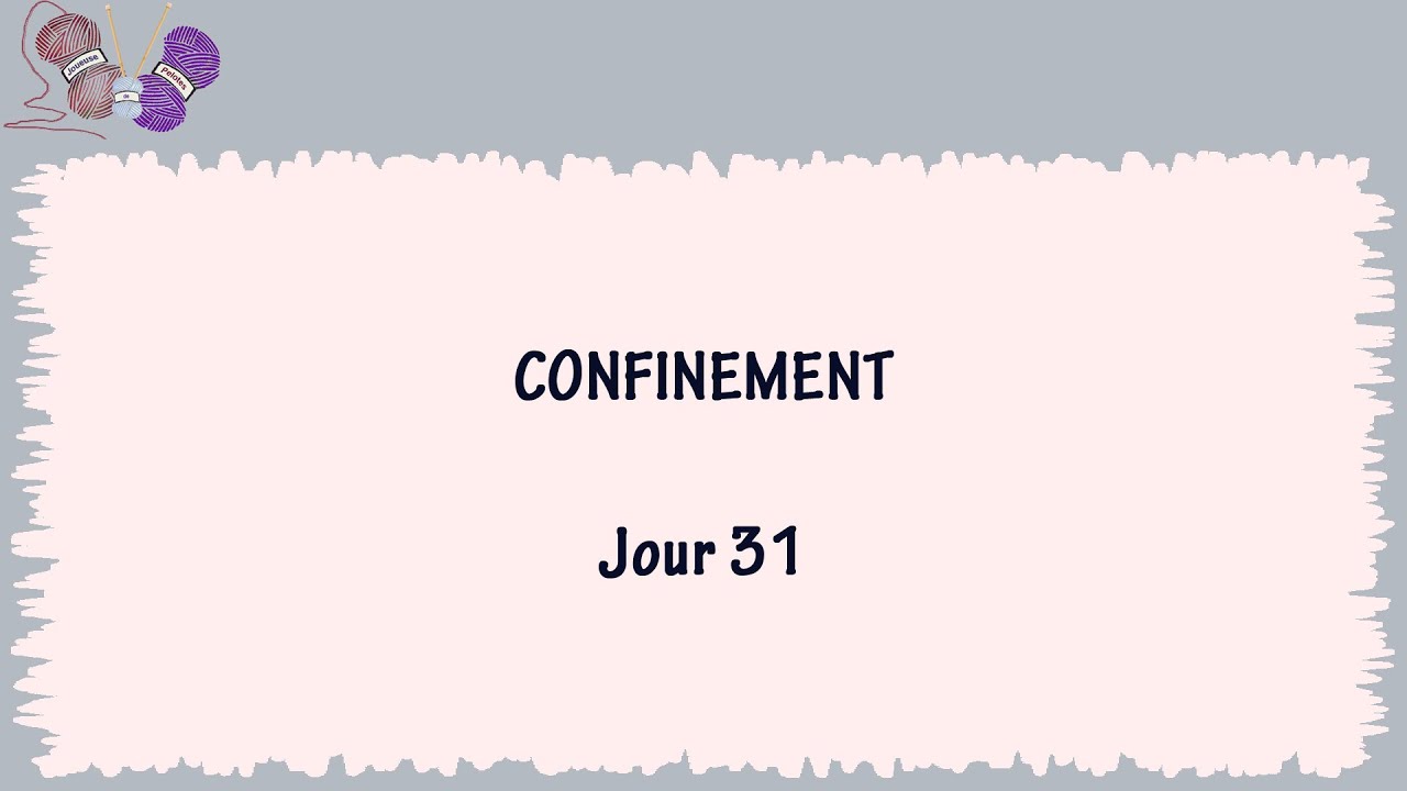 Maille bouclette : Tricot et confinement J31