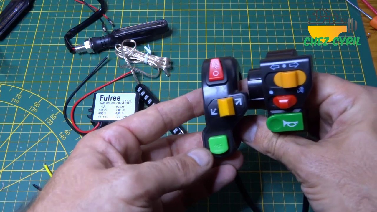 Ajouter 4 clignotants 12v sur une trottinette JANOBIKE 52V