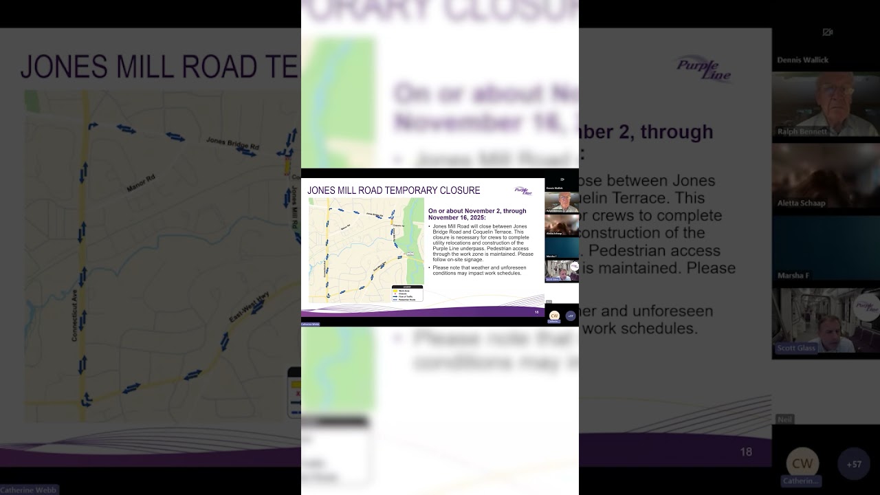Temporary Closure of Jones Mill Road