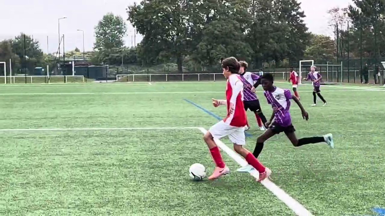 Stade de Reims VS Betheny 2-1 championnat u13 première mi temps 