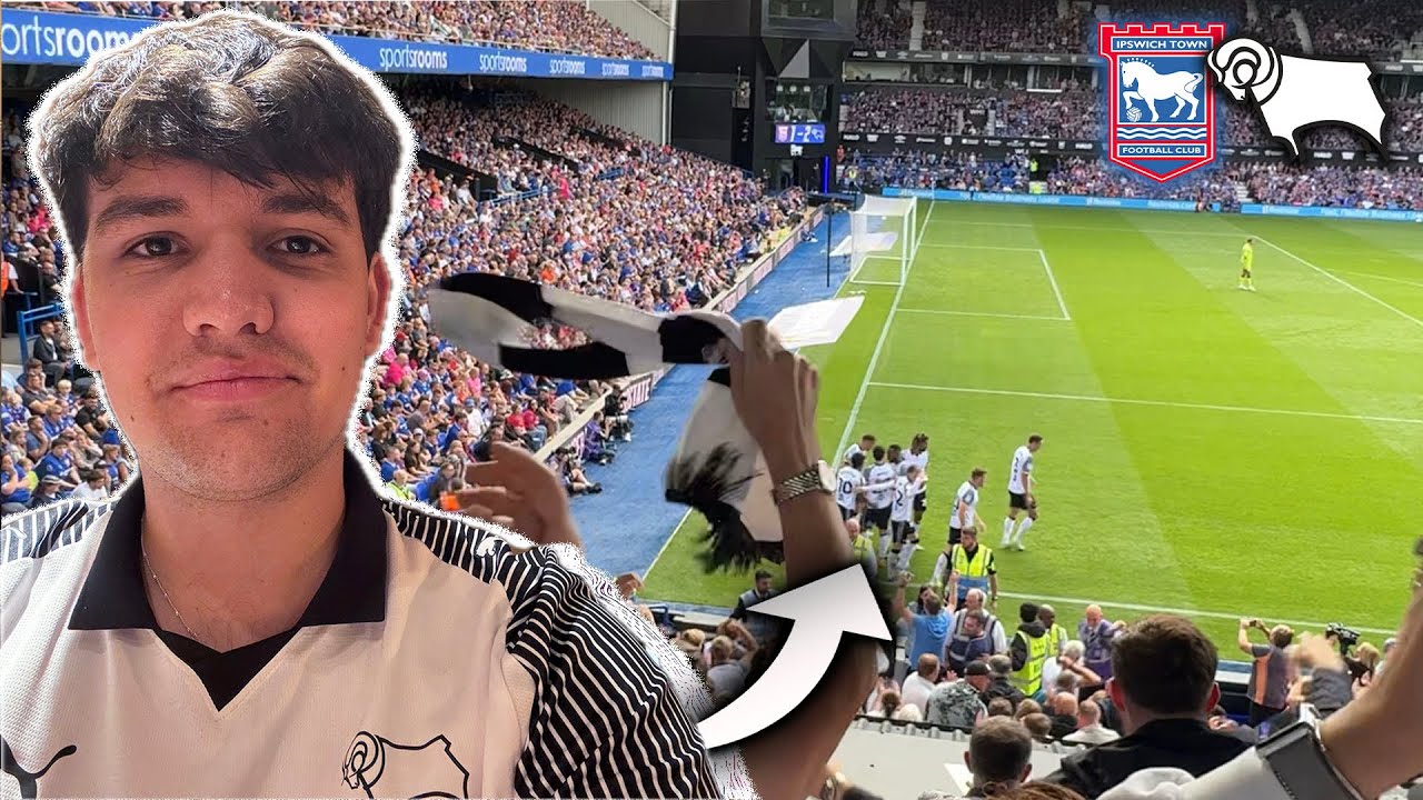 LAST MINUTE EQUALISER DENIES THE RAMS 3 POINTS! | IPSWICH TOWN 2-2 DERBY COUNTY 