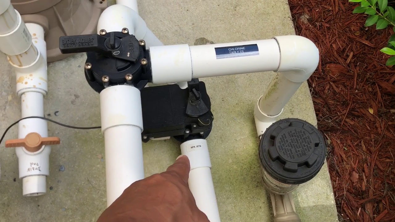 Pool Spa draining when pump is off - Fixed