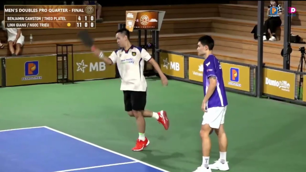 Highlight trận Linh Giang/Ngọc Triệu Benjamin Cawston/Theo Platel GIẢI VIETNAM MASTERS PETROLIMEX