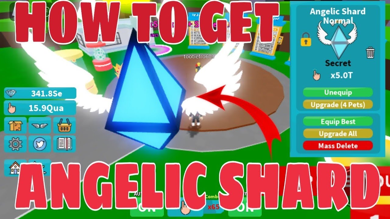 How To Get The ANGELIC SHARD PET in Combo Clickers! (Roblox)