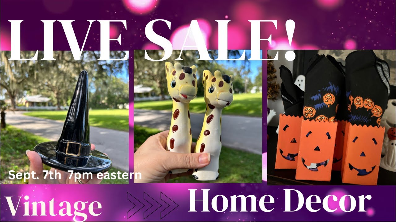 ✨Live Vintage Sale✨