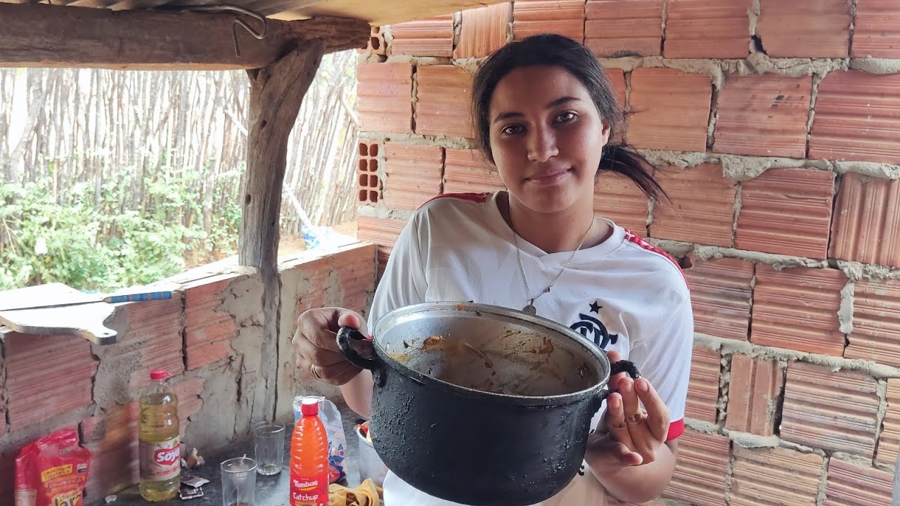 Fiz macarrão para o almoço 😋
