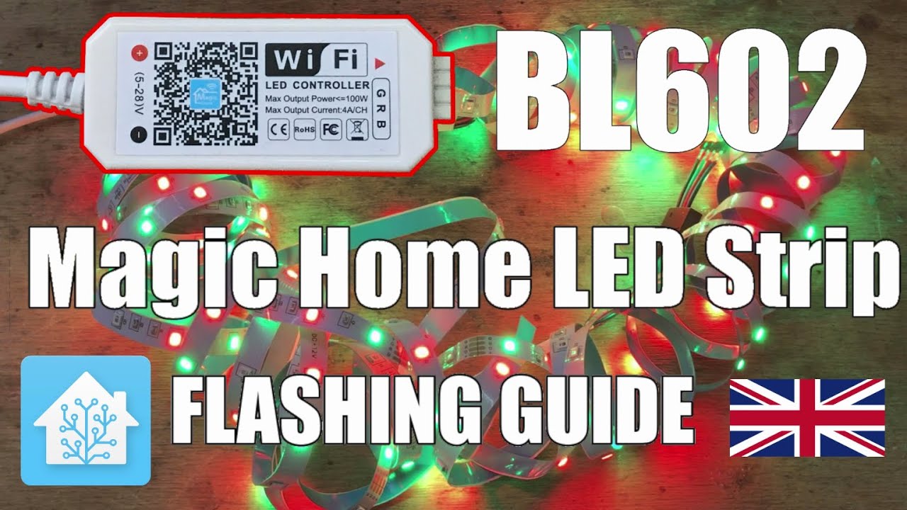 Magic Home BL602 RGB LED Strip programming with OpenBeken - new Tasmota/Esphome port style firmware