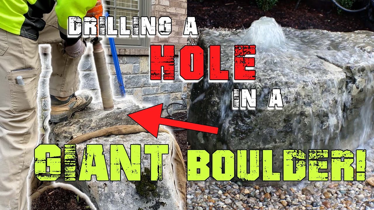 Turning A Rock Into A Fountain!