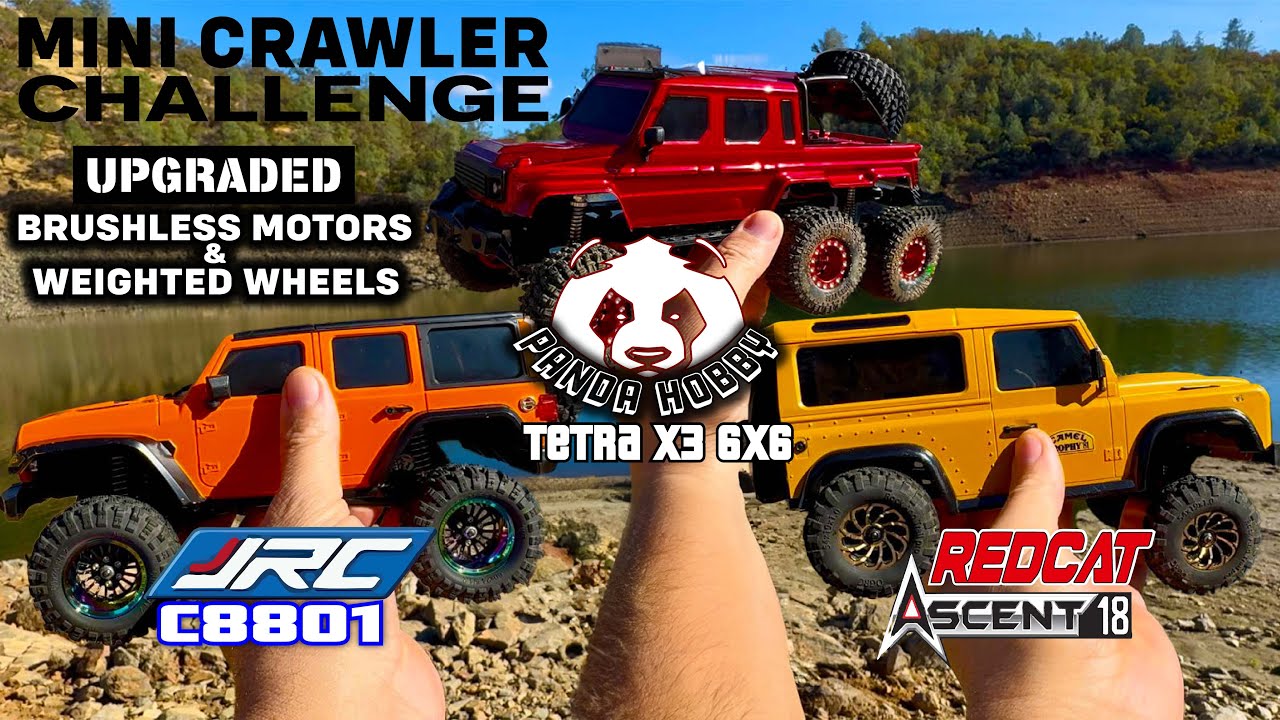 RedCat Ascent 18 vs Panda Hobby Tetra24 vs JJRC C8801🤔