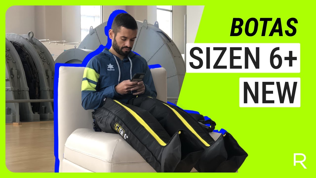 Botas Sizen 6+ NEW, la presoterapia como método para recuperarte más rápido y mejor