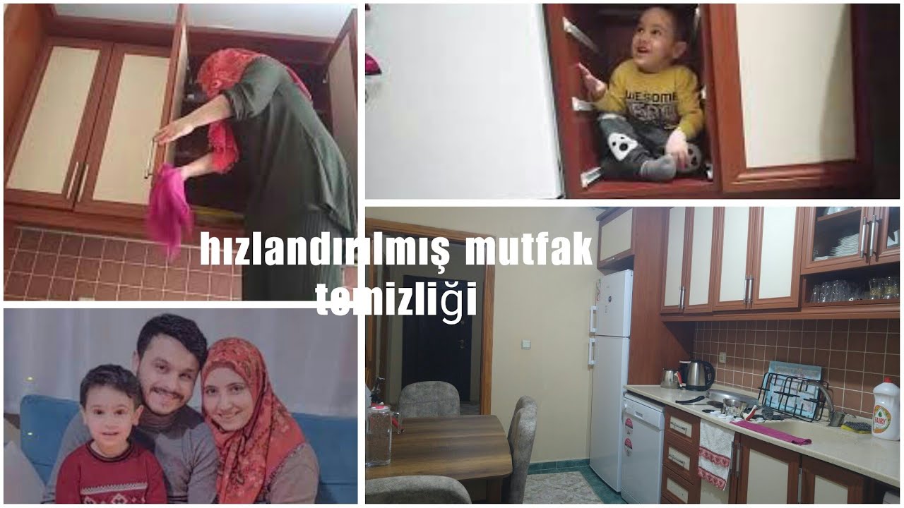 HIZLANDIRILMIŞ TEMİZLİK VİDEOSU 3👍 Kadir Ezildi temizliği💯dip köşe mutfak temizliği|mutfak düzenim