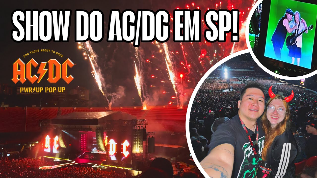 FOMOS NO SHOW DO AC/DC NO MORUMBIS! | Um Casal no Estádio
