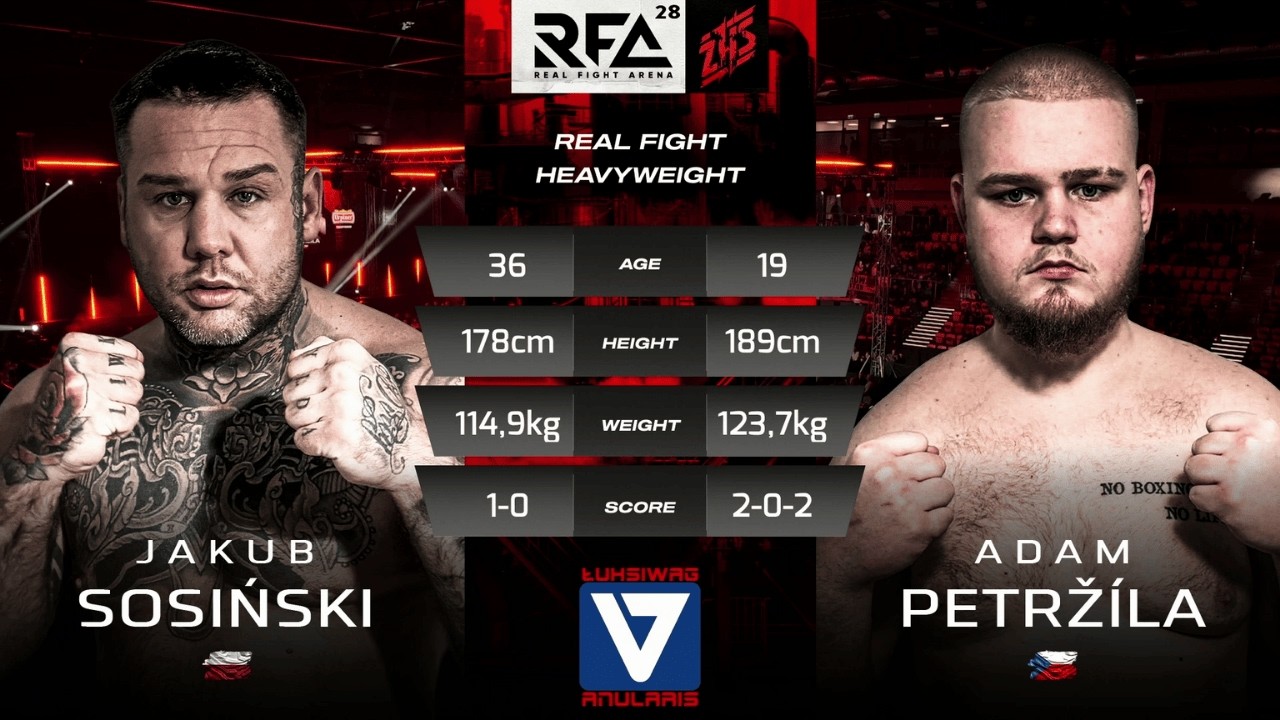 JAKUB SOSIŃSKI VS ADAM PETRZILA - Cała walka - RFA28xZHS