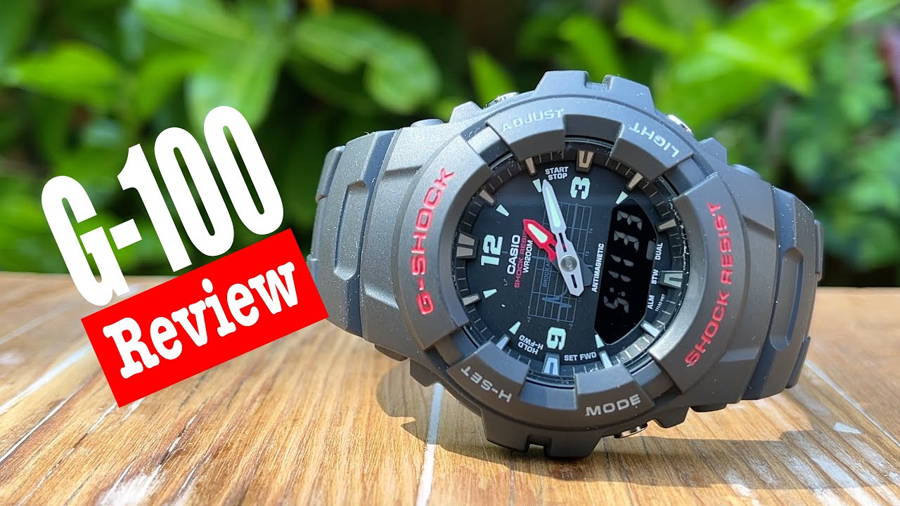 Casio G-Shock Sized Right! The G-100 Just Fits