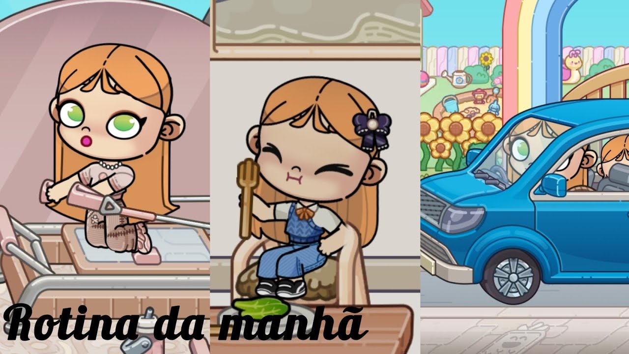 Rotina da manhã no Avatar world 