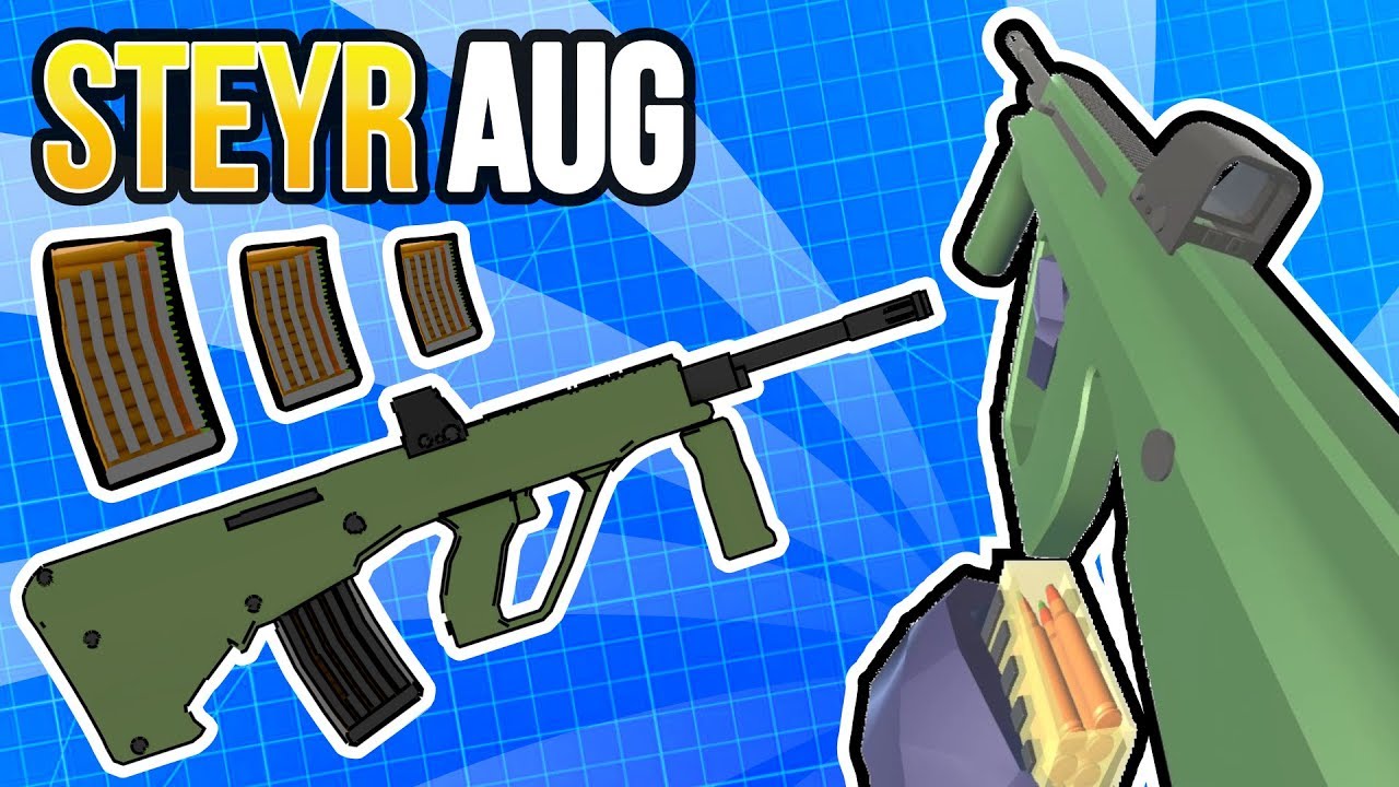 RAVENFIELD STEYR AUG BULLPUP New Custom Weapon | Assault Rifle Mod (Ravenfield Early Access 5)