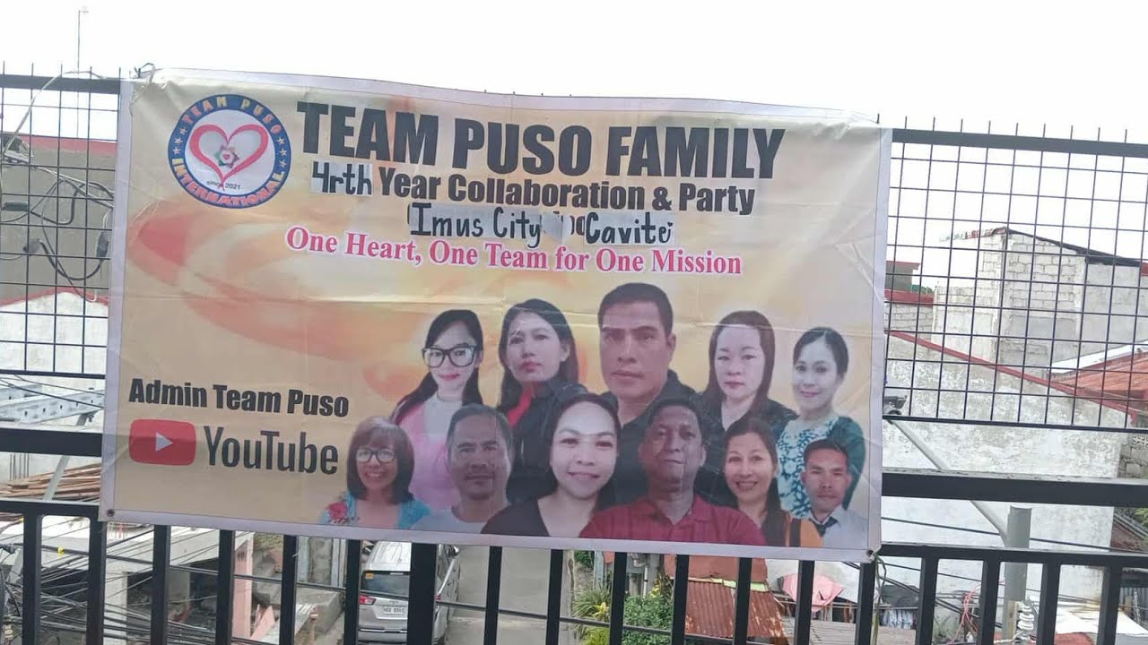 TEAM PUSO 4th Year Anniversary celebrate in squatters area in cavite #trending#trend #viral 
