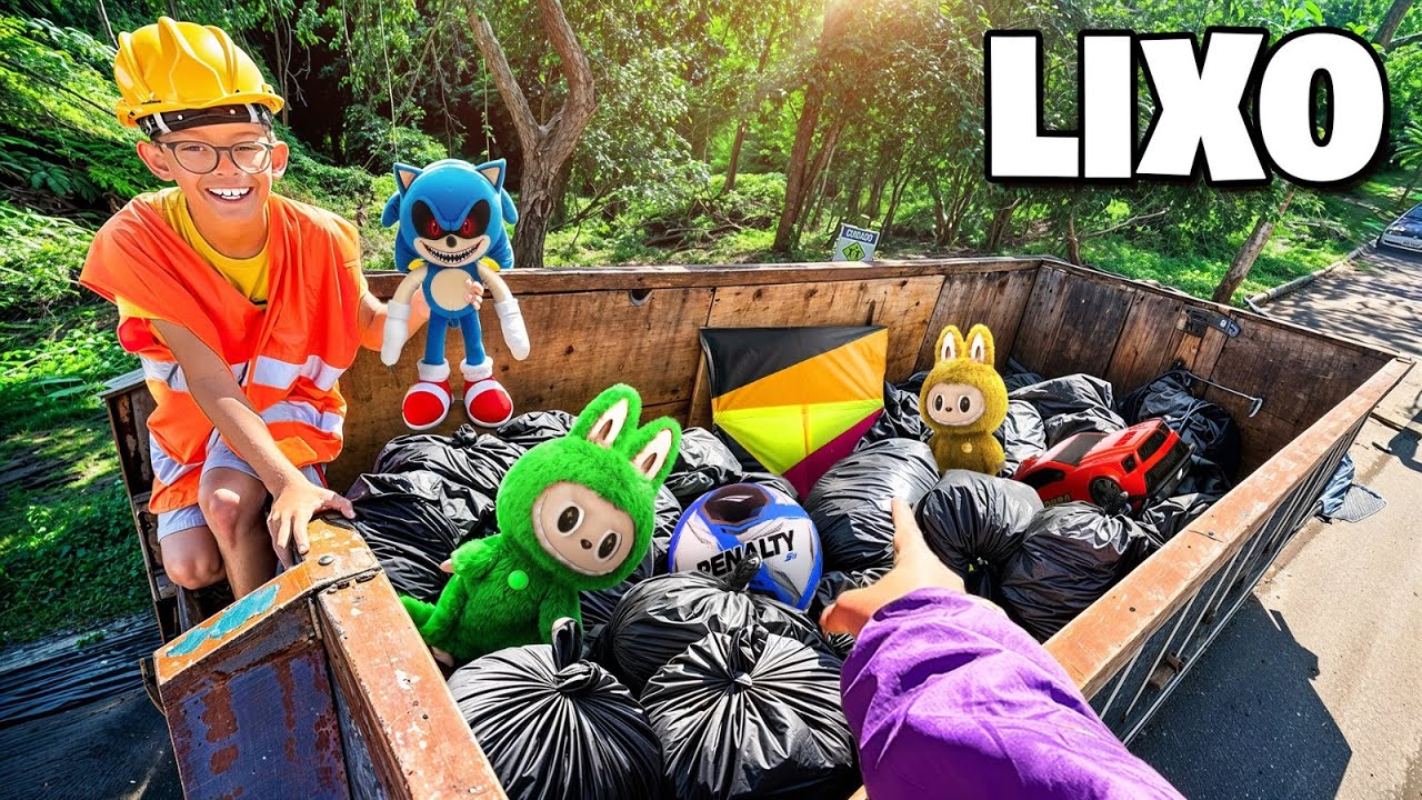 esse LIX&Atilde;O so tem BRINQUEDO BANID0, pegamos TODOS
