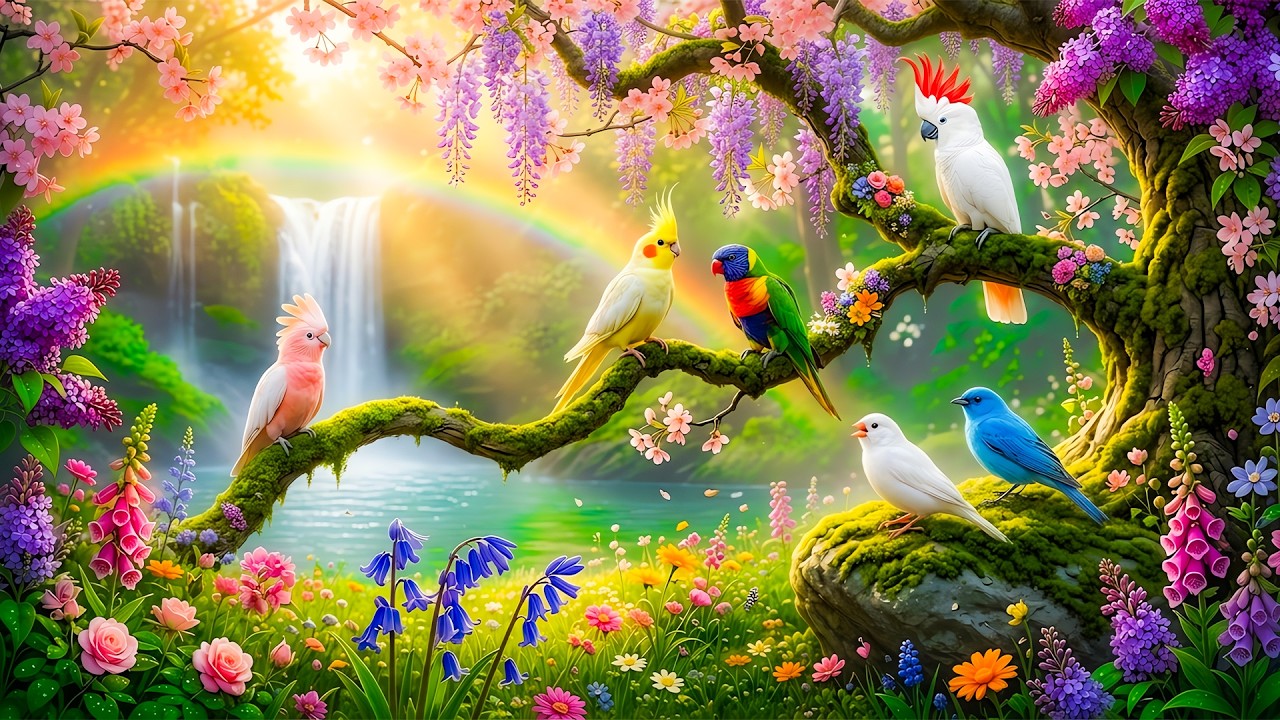 Gentle Piano Melodies & Birds Sounds 🕊️ Restore Energy and Relax Deeply for Feel Peaceful