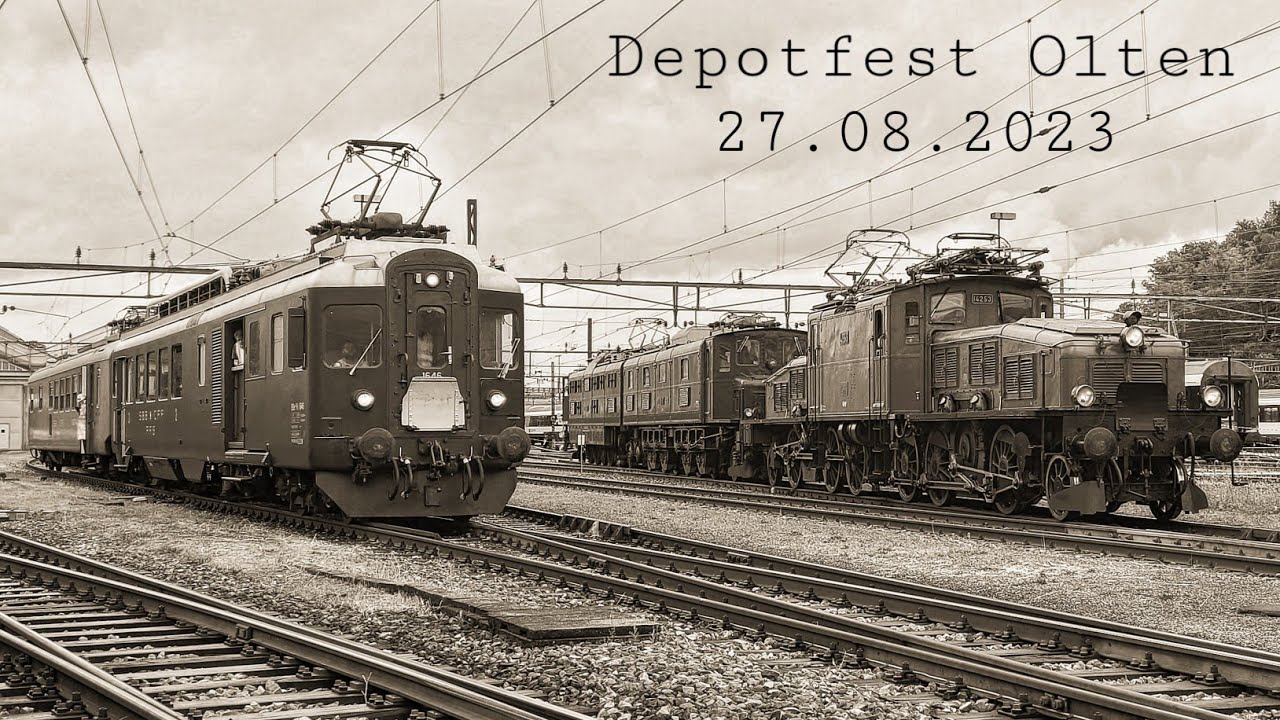 Depotfest in Olten 2023, Historisches Triebfahrzeugtreffen