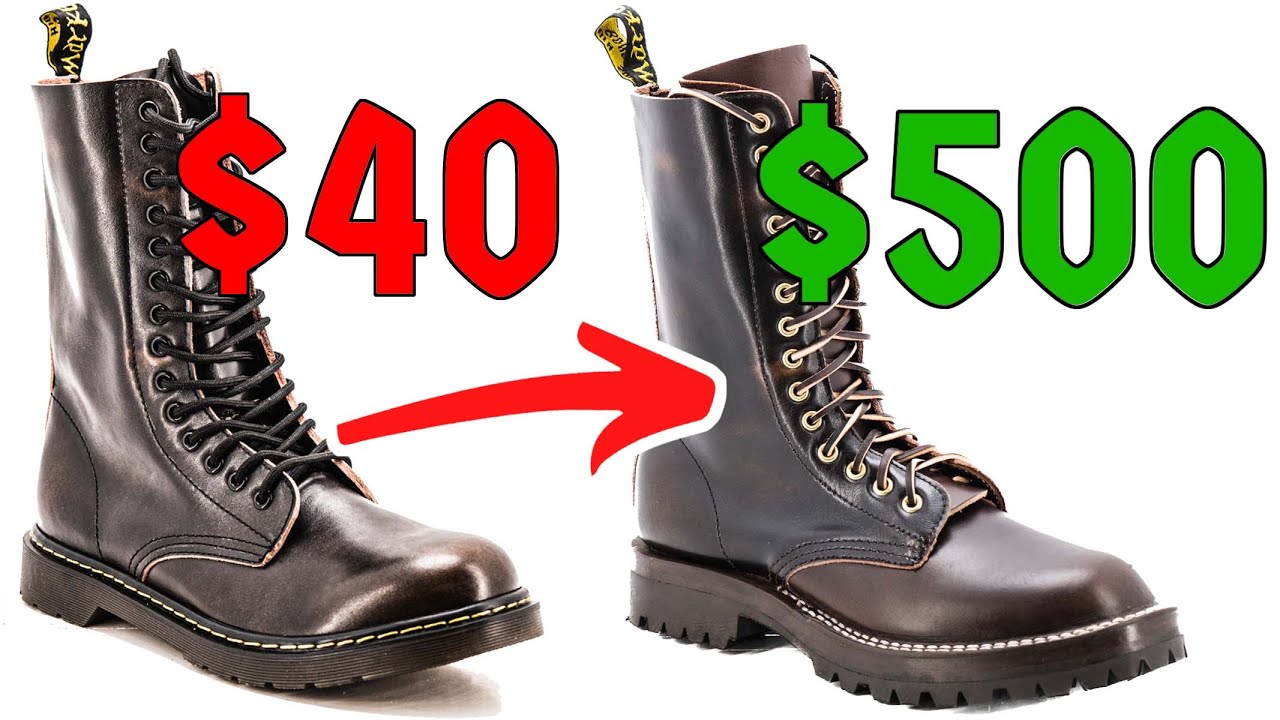 $40 AliExpress Boots UPGRADED to $500 Handmade Boots