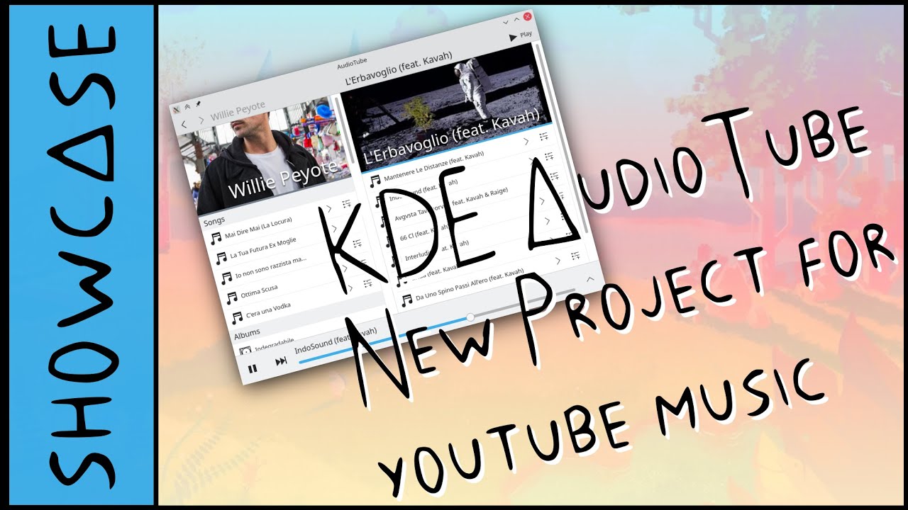 KDE AudioTube: Project for Youtube Music