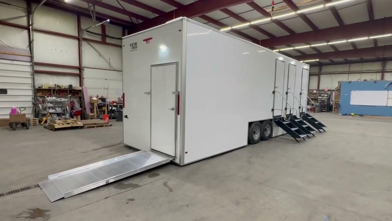 4 Station ADA Restroom & Shower Trailer | Montondo Trailer