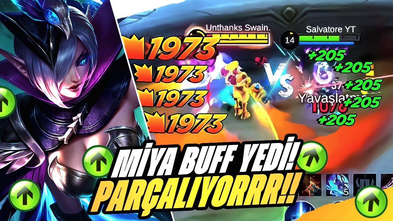 🔥 BUFFLANMIŞ MİYA İLE RAKİBİN İÇİNDEN GEÇTİM!! ARTIK ÇOK DAHA GÜÇLÜ!! | SALVATORE MLBB ☑️