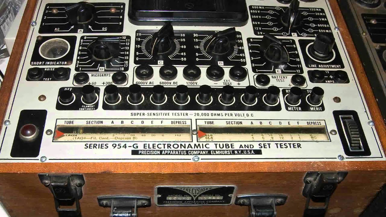 Precision Tube Testers, updating one with the other