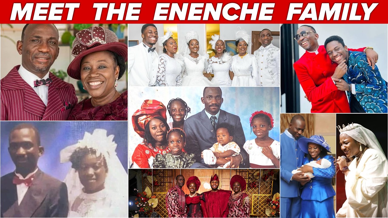 MEET PASTOR PAUL ENENCHE FAMILY. Parents, childhood, education, wedding, wife and children.