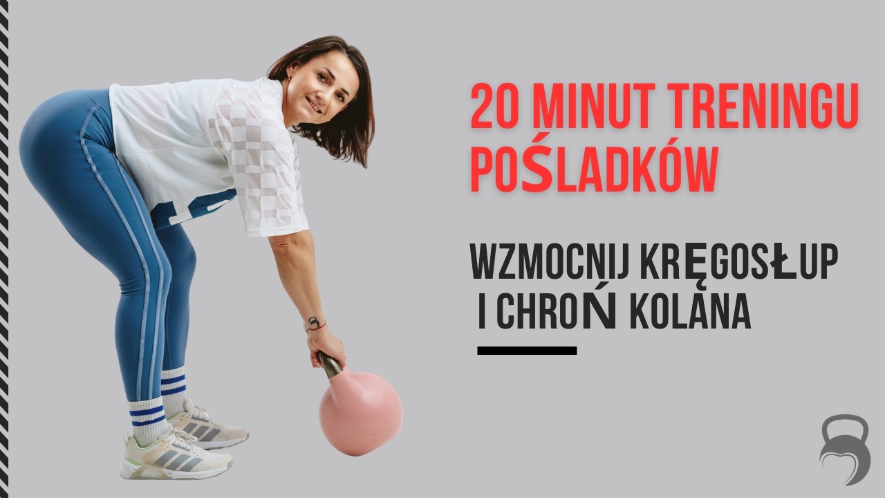 20 MINUT TRENINGU POŚLADKÓW 🔥 wzmocnij kręgosłup i chroń kolana