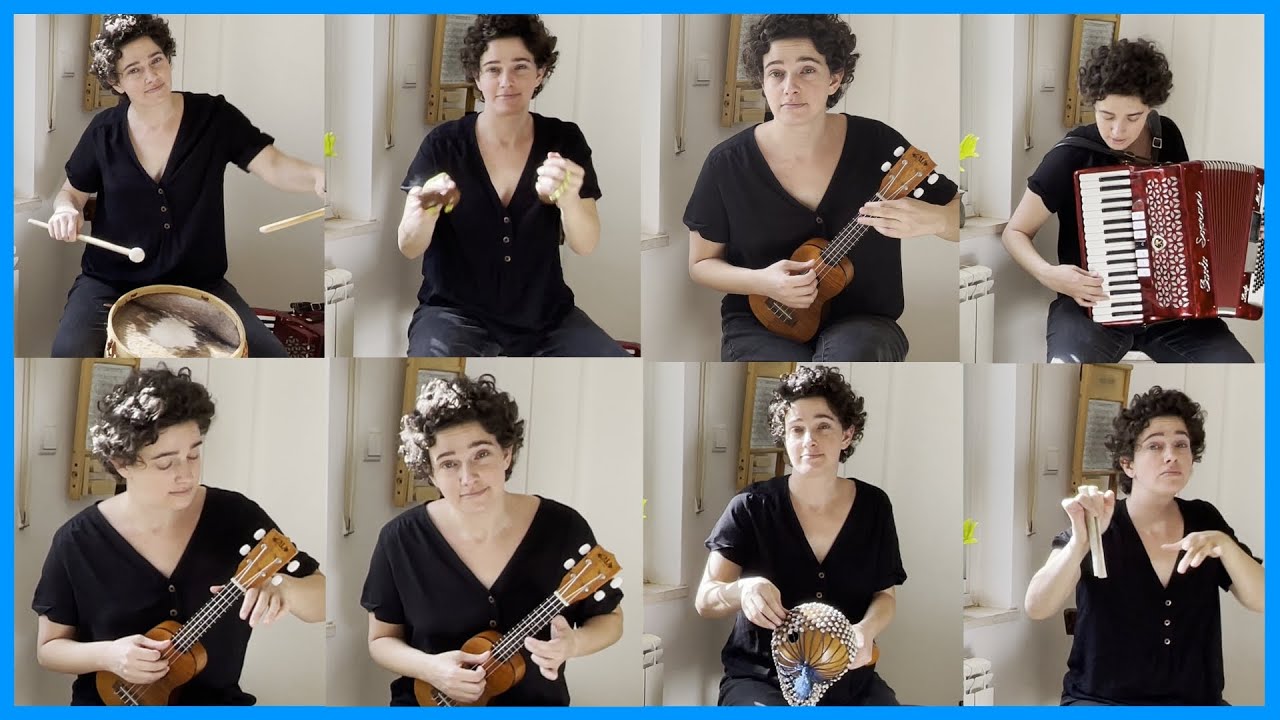 Inby (Inbar Heyman) - Looping Jam #6 with Amazing Percussion and Instruments