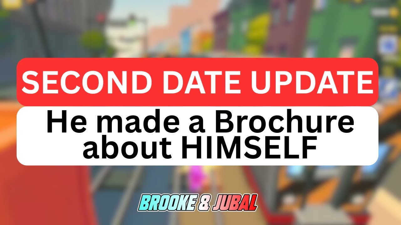 Second Date Update: A Self-Promo Brochure?! 📘🤣 (Brooke & Jubal)