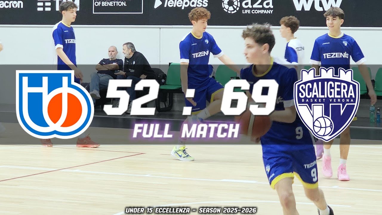 U15 Eccellenza | Nutribullet TV - Tezenis VR | Match Day 15 | FULL MATCH | 18.01.2026