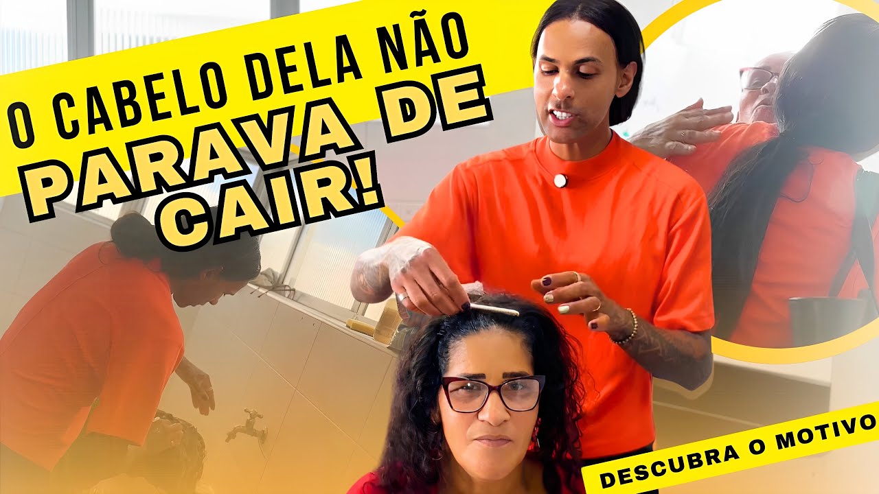 O CABELO DELA NÃO PARAVA DE CAIR! (VEJA O QUE DESCOBRI😱) #dicascabelo #cabelosaudavel #beleza