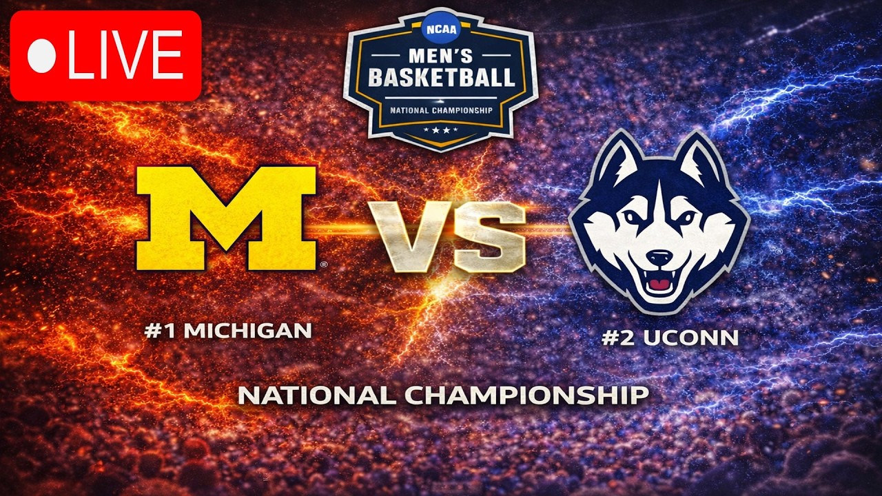 Michigan vs UConn Live Stream | 2026 NCAA Men's Basketball National Championship Full Game