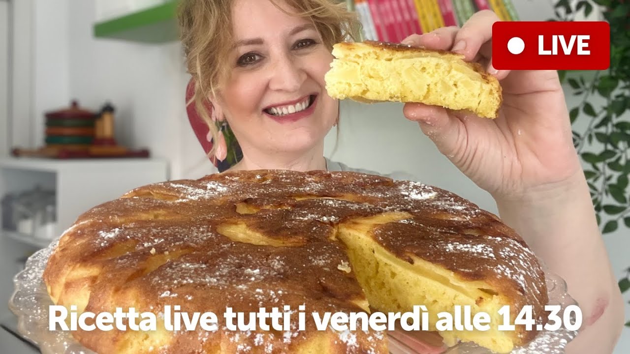 Non puoi farne a meno d’estate ☀️ TORTA di MELE in padella 🔴 Ricetta live