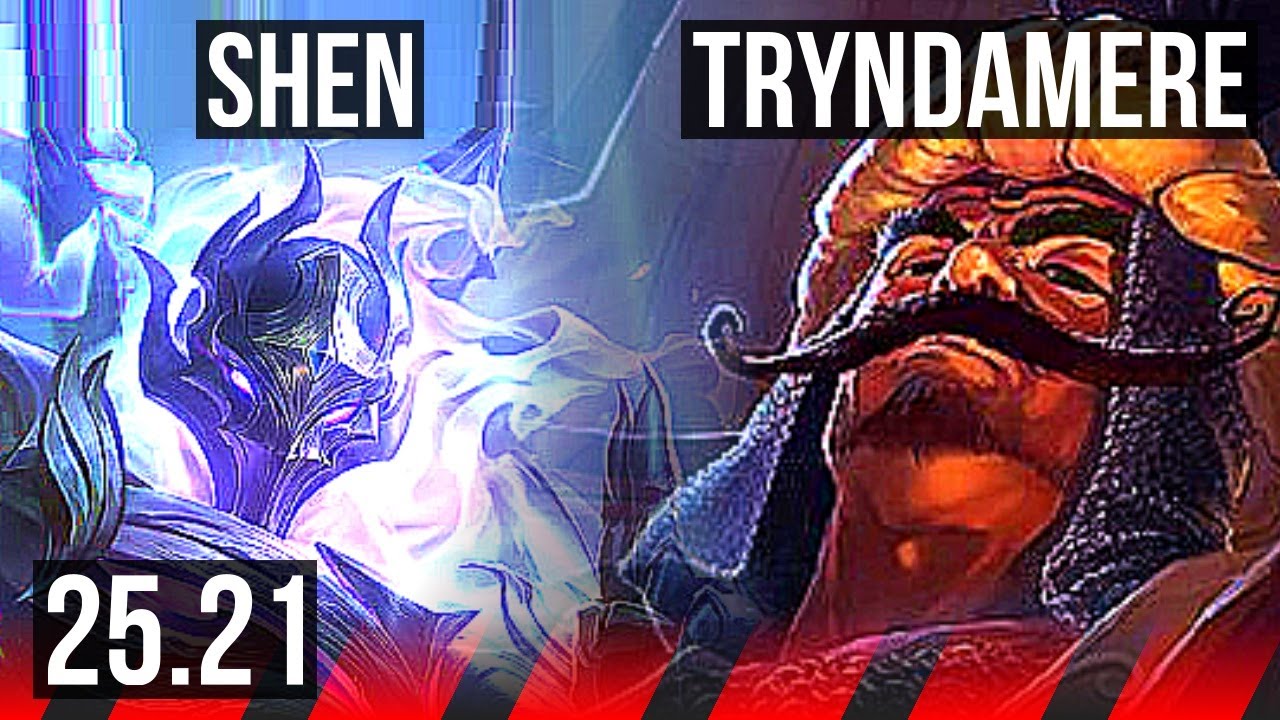 SHEN vs TRYNDAMERE (TOP) | 7/2/15, Dominating | KR Master | 25.21